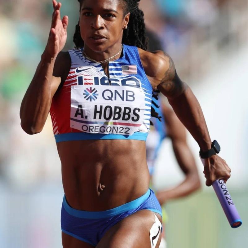US Olympic relay silver medallist Aleia Hobbs handed six-month anti-doping ban over IV infusion violation