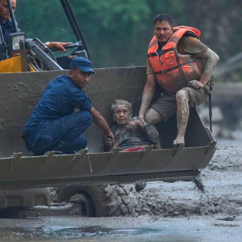 Anxious wait for relatives of those missing in Nepal flooding