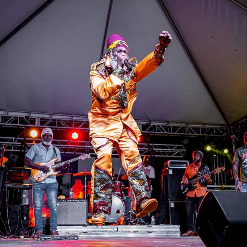 Fiery performance from Capleton at Encore Live
