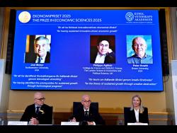 Three researchers nab Nobel economics prize for explaining ‘creative destruction’