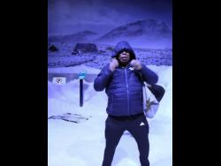 A Jamaican surviving a simulated Antarctic ice storm