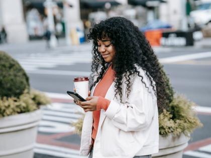 Person reading on their phone