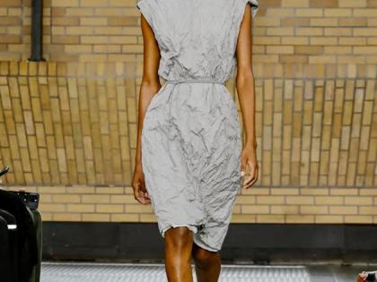 SAINT’s Dru Campbell for Calvin Klein’s new creative director Veronica Leoni’s debut show at Bryant Gallery last Friday.