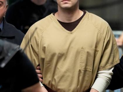 Luigi Mangione is escorted into Manhattan state court in New York, Tuesday, September 16, 2025. (AP Photo/Seth Wenig)