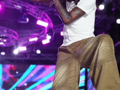 Armanii performing at New Rules Festival held Saturday, July 5, at the Trelawny Multipurpose Stadium.