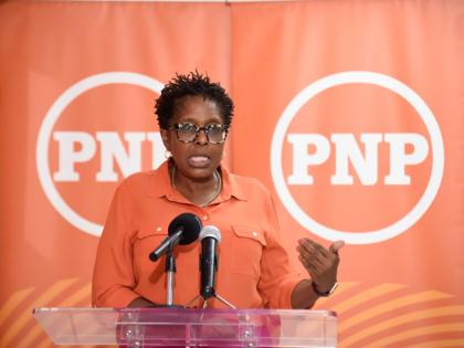 PNP Chairman, Dr Angela Brown Burke. - File photo.