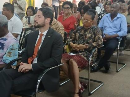 A section of the audience at the opening of the ‘One Nation, New Symbols’ exhibition at the National Gallery of Jamaica, located in Kingston Mall, downtown Kingston, on Sunday, September 28.