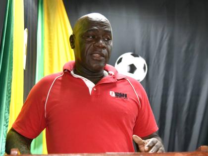 President of Kingston and St Andrew Football Association Mark Bennett.