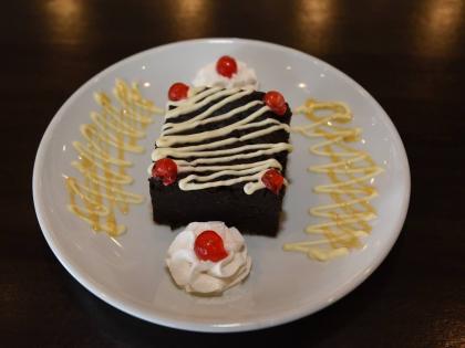 Christmas pudding with brandy butter, a favourite on Susie’s holiday dessert table.