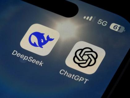 AP
The Icons for the smartphone apps DeepSeek and ChatGPT are seen on a smartphone screen in Beijing, Tuesday, January 28, 2025.