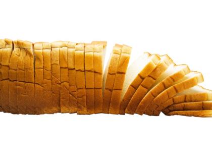 Representational image of sliced white bread. 