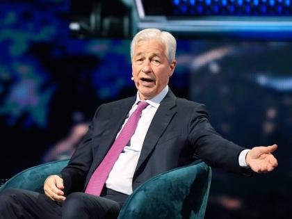 AP
Jamie Dimon, CEO of JPMorgan Chase, speaks at the America Business Forum on Thursday, November 6, 2025 in Miami. 