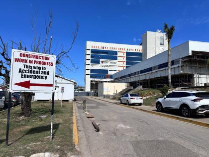 A section of the Cornwall Regional Hospital in Montego Bay, St James. 