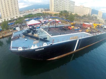 The commissioning and dedication ceremony of the West Indies Petroleum’s ‘Endeavour’ vessel.