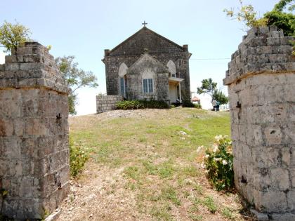 Entrance to the St. John’s Anglican Church on the Highgate property built in 1840.
