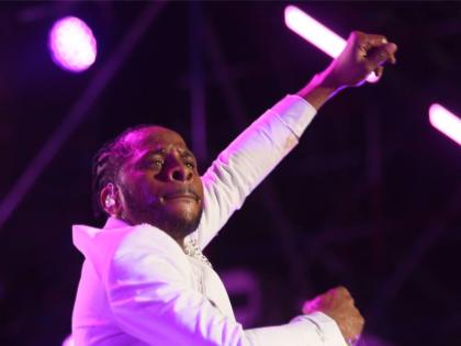 Dexta Daps performing at Reggae Sumfest 2024 at Catherine Hall, Montego Bay, St James.