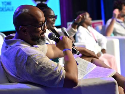 Tuma Basa, director of music culture at YouTube, sharing insights during the ‘Streaming Maths: How to actually make money on Digital Service Providers’ discussion on Thursday.