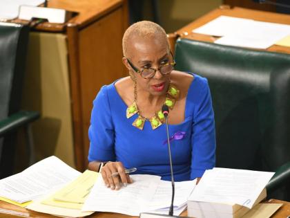 Minister of Finance, Fayval Williams. - File photo.