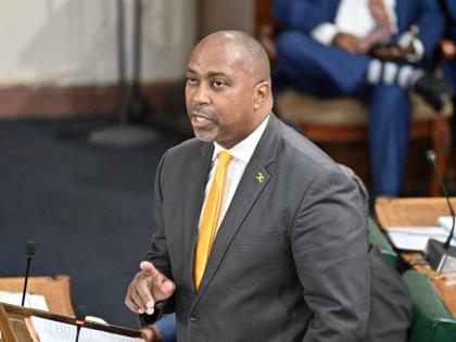 Opposition Spokesman on Finance Julian Robinson making his contribution to the 2026/2027 Budget Debate on March 12.