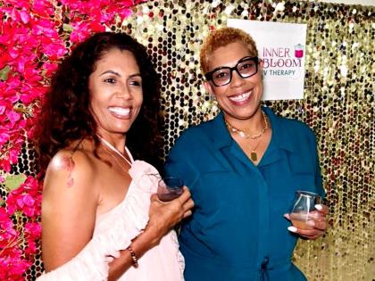 Shelle Parchment (left) and Antoinette Fisher, managing directors, Inner Bloom IV Bar.