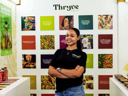 Final-year graphic design major, Kimberley Jones. 