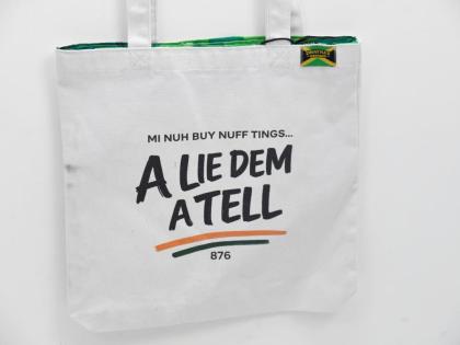 The Market Laughs collection incorporates familiar phrases, bold colours, and Jamaican-inspired elements that instantly make people smile. 