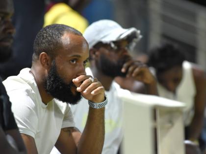 Fans of the Jamaica Kingsmen at Sabina Park, Tuesday night.