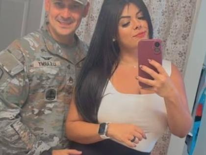 Army Staff Sergeant Alexis Jaramillo has been reunited with his wife Maisa Lopes Eliaser