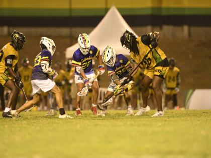 Jamaica opens their account account against Colombia in the 2026 Pan-American Men’s Lacrosse Championship at Stadium East earlier tonight.