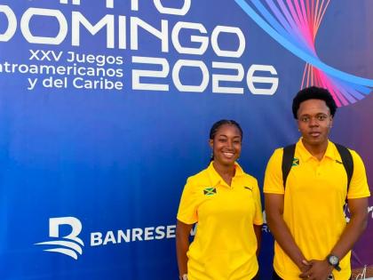 Courtesy of @jtta_tabletennis Azizi Johnson (right) and Gianna Lewis. 