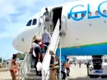 Haitian deportees landing in Cap-Haïtien, Haiti on Thursday, August 27, 2026.