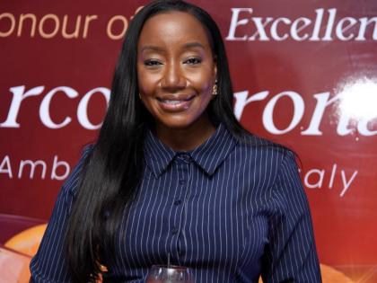 Rhona Morgan-Burchenson, legal and compliance director at J. Wray and Nephew, unwinds from her workday with a refreshing Aperol Spritz.