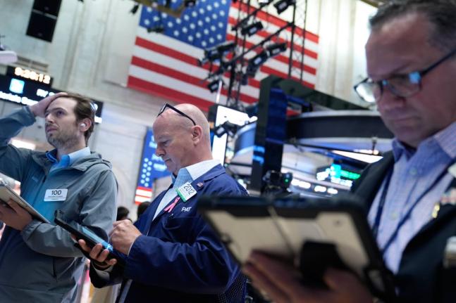 AP
Traders work on the floor at the New York Stock Exchange in New York, on Monday, July 6, 2026. 
