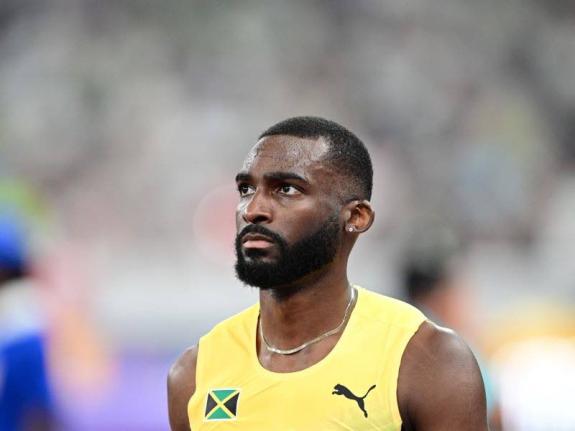 Triple jumper Jordan Scott.