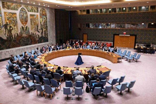 The security council meets at the United Nations headquarters in June 23, 2023. 