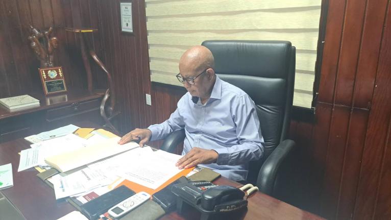 Mayor of Spanish Town, Norman Scott,