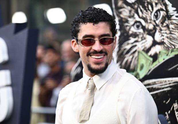 Benito Antonio Martinez Ocasio, aka Bad Bunny, attends the première of ‘Caught Stealing’ at Regal Union Square on August 26, in New York.