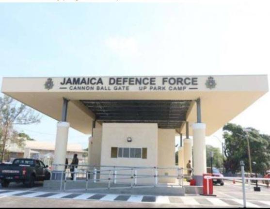 The headquarters of the  Jamaica Defence Force at Up Park Camp in St Andrew. 