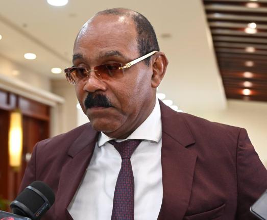 Prime Minister of Antigua and Barbuda, Gaston Browne at the 49th Regular Meeting of the Conference of Heads of Government of CARICOM at the Montego Bay Convention Centre on July 7.