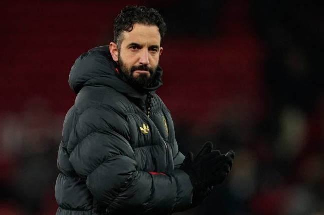  Manchester United's head coach Ruben Amorim walks on the pitch after the English Premier League football match between Manchester United and Wolverhampton Wanderers in Manchester, England on December 30, 2025.