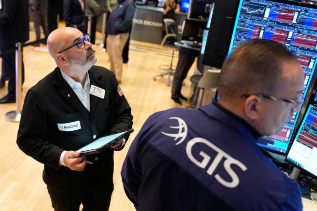Federico DeMarco works on the floor at the New York Stock Exchange in New York, Tuesday, January 2026. 