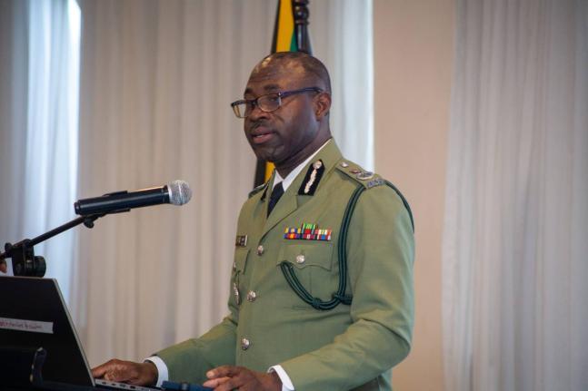 Commissioner of Corrections Brigadier Radgh Mason.