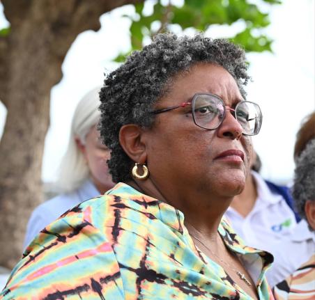 Mia Mottley, prime minister of Barbados.