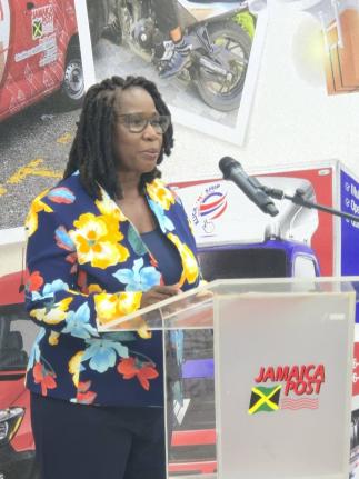 Senior Director of Corporate Services at Jamaica Post, Carol Saunders Hammond.
