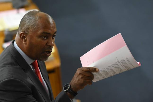 Opposition Spokesman on Finance Julian Robinson. 