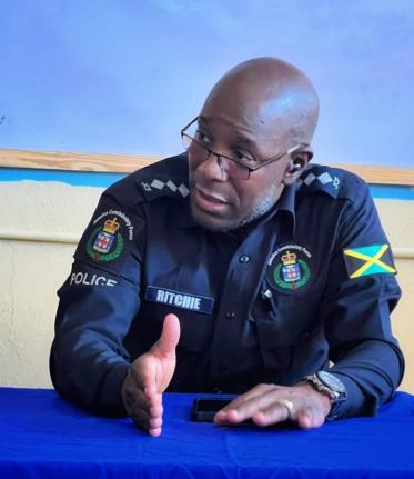 Deputy Superintendent Rohan Ritchie, commanding officer for St Thomas.