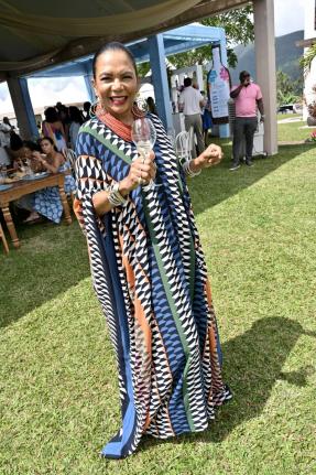 The ever-fabulous Cecile Levee is the absolute life of the party.