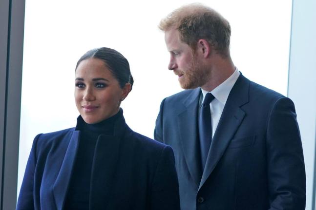 Meghan Markle, and her husband Prince Harry, at One World Trade in New York, in 2021. 