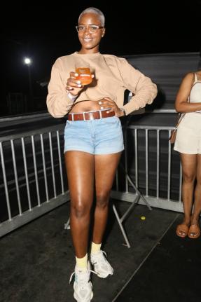 Norjah Witter, account manager, Select Brands, keeps it simple in denim and trainers.