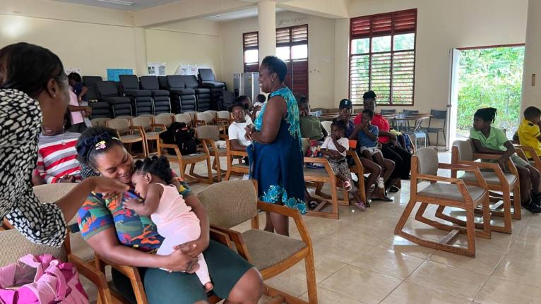 Mothers participate in the Baby Matters programme, an initiative of the Violence Prevention Alliance and Project STAR.